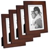 Malden International Designs Linear Classic Wood Picture Frame, 4-Inch by