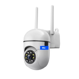 SANSCO 7PCS PTZ Wireless WIFI Security Camera 5MP Home System Color Night Vision