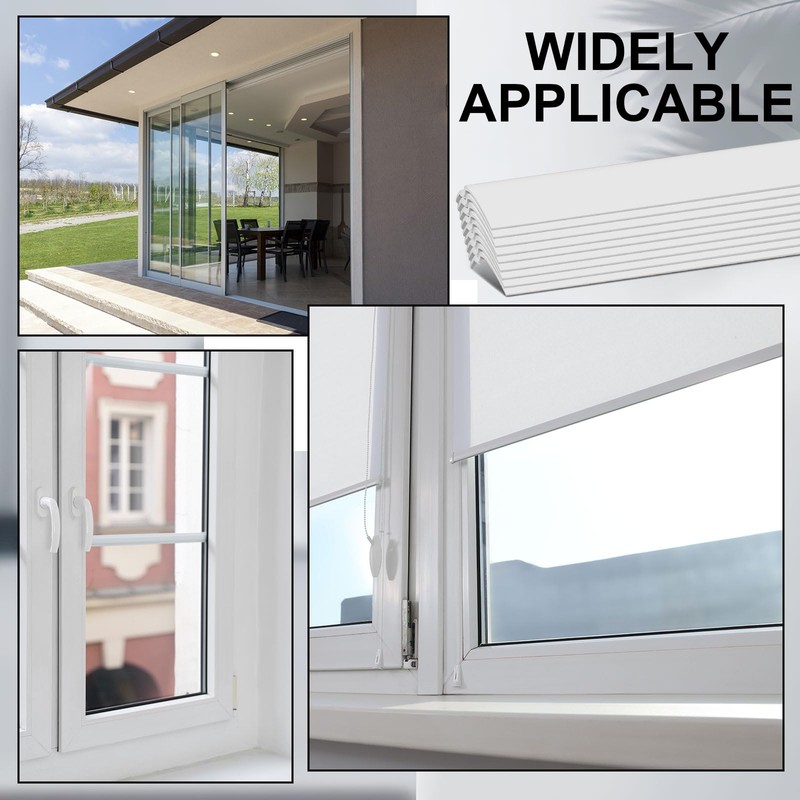 Maasechs 10 Pack 72" Vinyl Snap in Window Glazing Bead