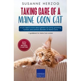 Taking care of a Maine Coon Cat: All you need to know about general cat caring, grooming, nutrition, and common disorders of Maine Coons
