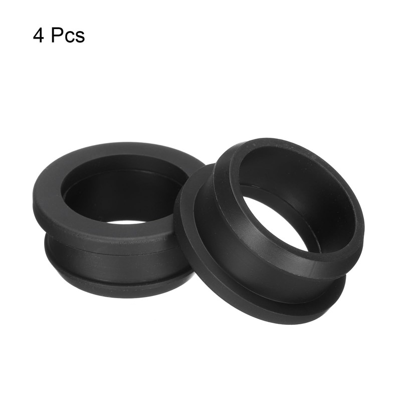 QUARKZMAN Pack of 4 Snap Rubber Grommet Connector Mounting Diameter