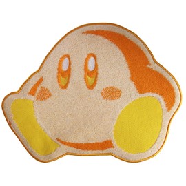 Marushin 4585011000 Mini Towel, Kirby Waddledi, Hand Towel, Handkerchief, Character, 100% Cotton, Water Absorbent, Present, Birthday, Die-Cut Wadrudi