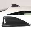 Shark Fin Antenna Cover Black Self Adhesive Carbon Fiber Decoration