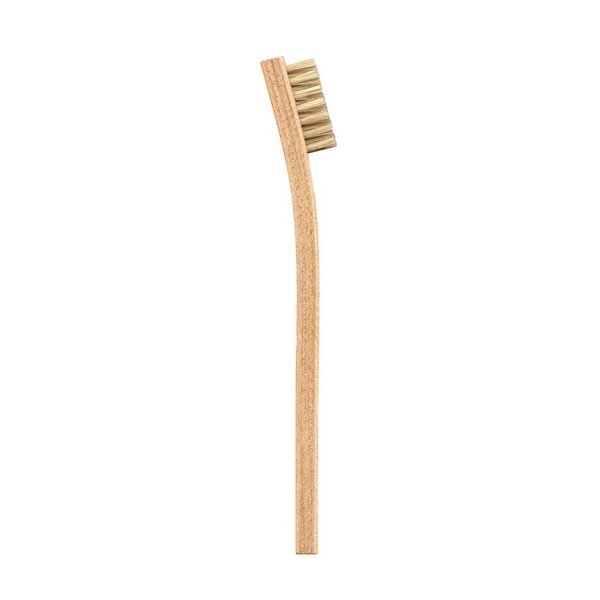 MG Chemicals - 859 Non-Abrasive Cleaning Brush with 5-1/4" Wood Handle, Horse Hair Bristles, 1-3/8" Length x 7/16" Width
