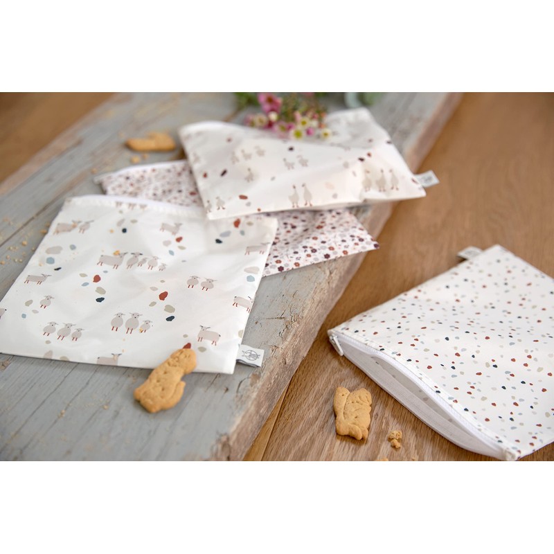 LÄSSIG LÄSSIG Reusable Storage Bag, Snack Bag, 2 Pieces /