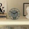 Jones Clocks® Ealing desk clock | Mini skeleton clock |