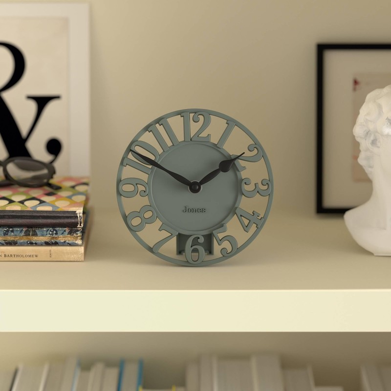 Jones Clocks® Ealing desk clock | Mini skeleton clock |