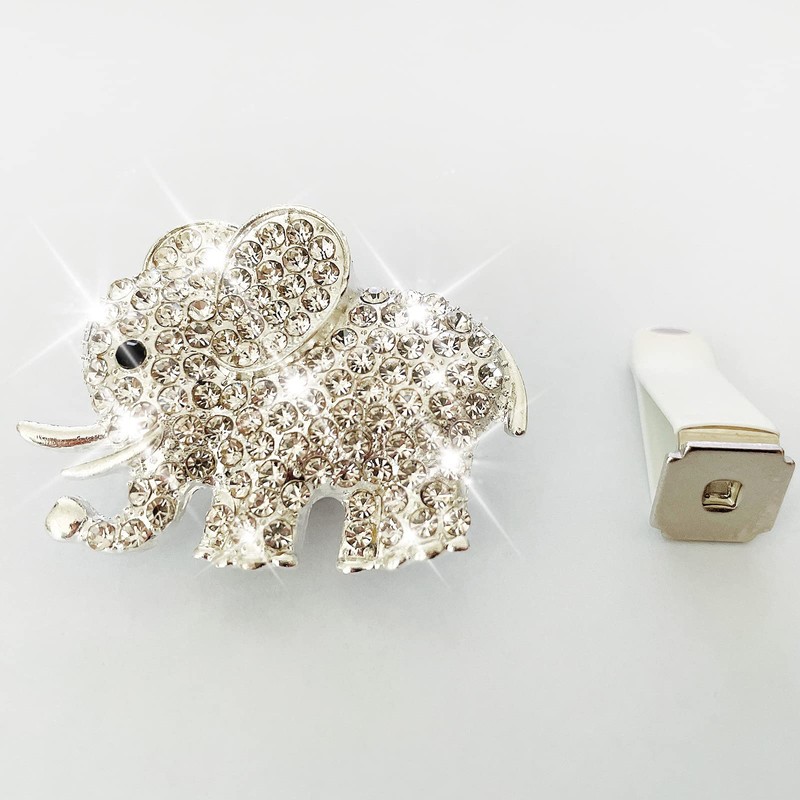AEEIX Auto Diamond Elephant Air Conditioning Outlet Clip, Bling Accessories,