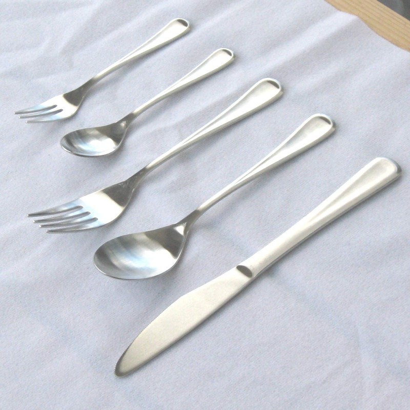Nagao Antibacterial Dinner Spoon, Set of 2, 18-8 Stainless Steel,