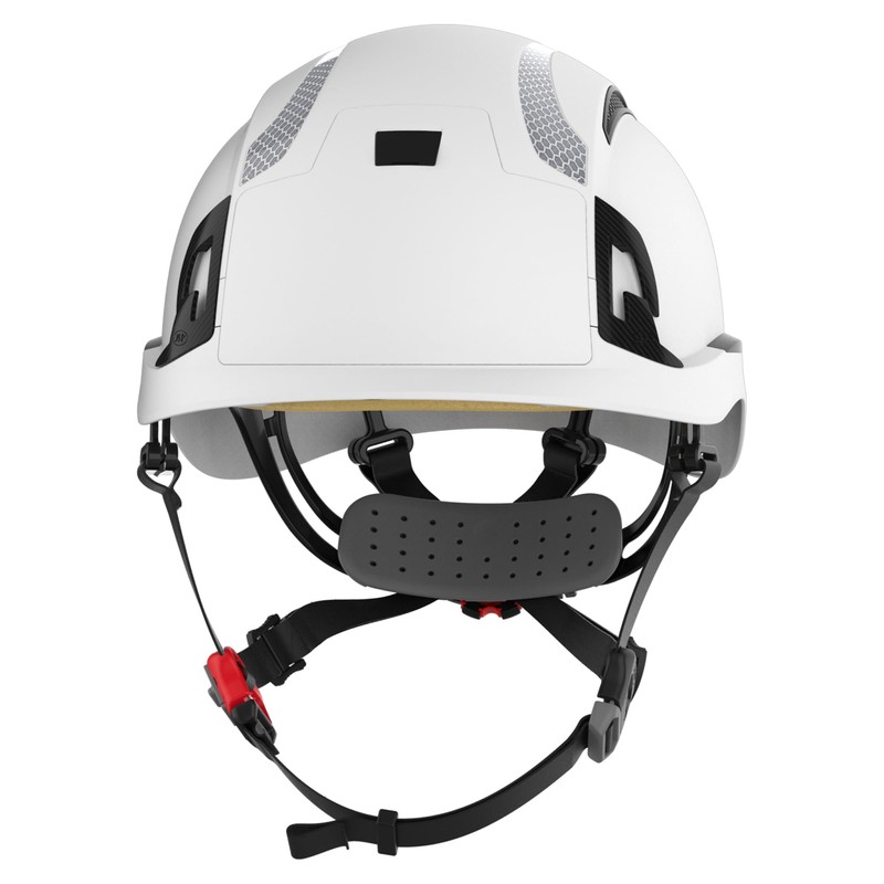 JSP EVO ALTA Dualswitch Safety Helmet Wheel Ratchet Vented White