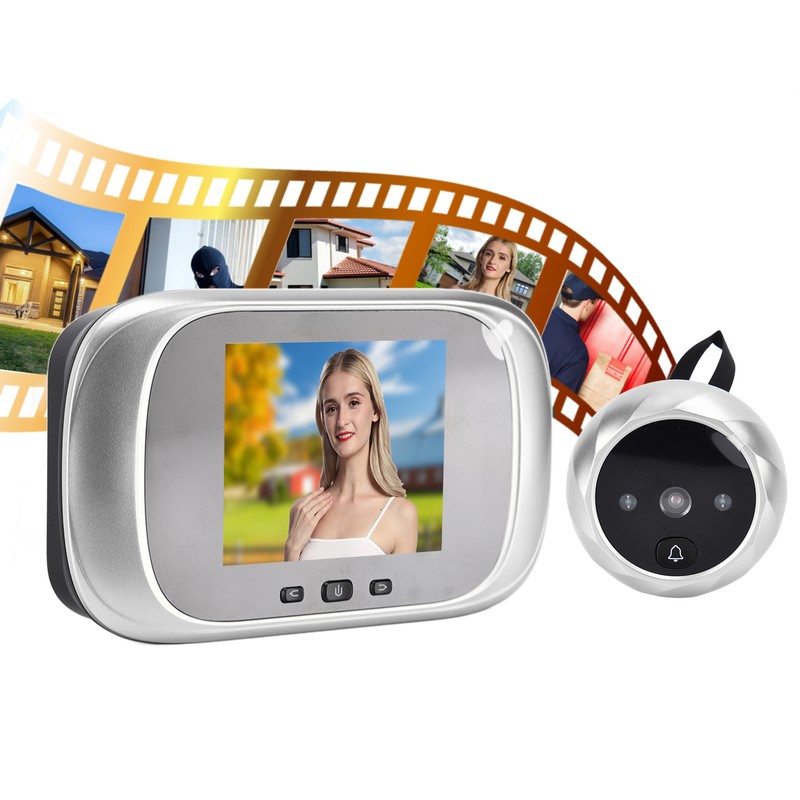 2.8 Inch Digital Door Viewer Electronic Peephole DoorBell Camera Smart