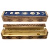 SOUL STICKS Handmade Carved Incense Burner Wooden Coffin Box with