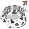 Dog Food and Water Bowl AntiSlip Base Stainless Steel Pet