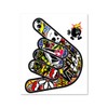 Quattroerre 6120 Stickers Sticker Bomb Hand