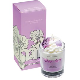 Bomb Cosmetics Glaskerze Stargirl im Geschenkkarton, mit reinen ätherischen Ölen