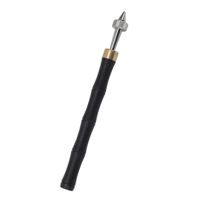 Pin Vise Hand Drill Wooden Handle Comfortable Grip Portable Pin