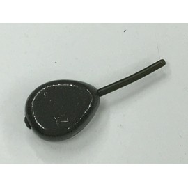 TMC Pack of 10 x Flat Pear Inline Fishing Casting Ledger. Sizes 2.5 oz. Carp/coarse fishing