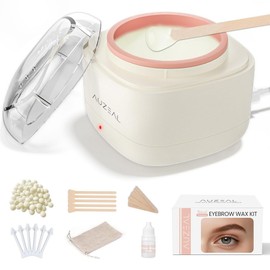 Mini Eyebrow Wax Kit for Women 26 Brow Sticks for Hair Removal Beads in 100g USB Fast Heat Smart Constant Temperature Travel or Home, Pink, 100g, 1 / 여성용 미니 눈썹 왁스 키트 제모용 26개의 브로우 스틱 100g의 비드 USB 패스트 히트 스마트 일정 온도 여행 또는 가정용, Pink, 100g, 1