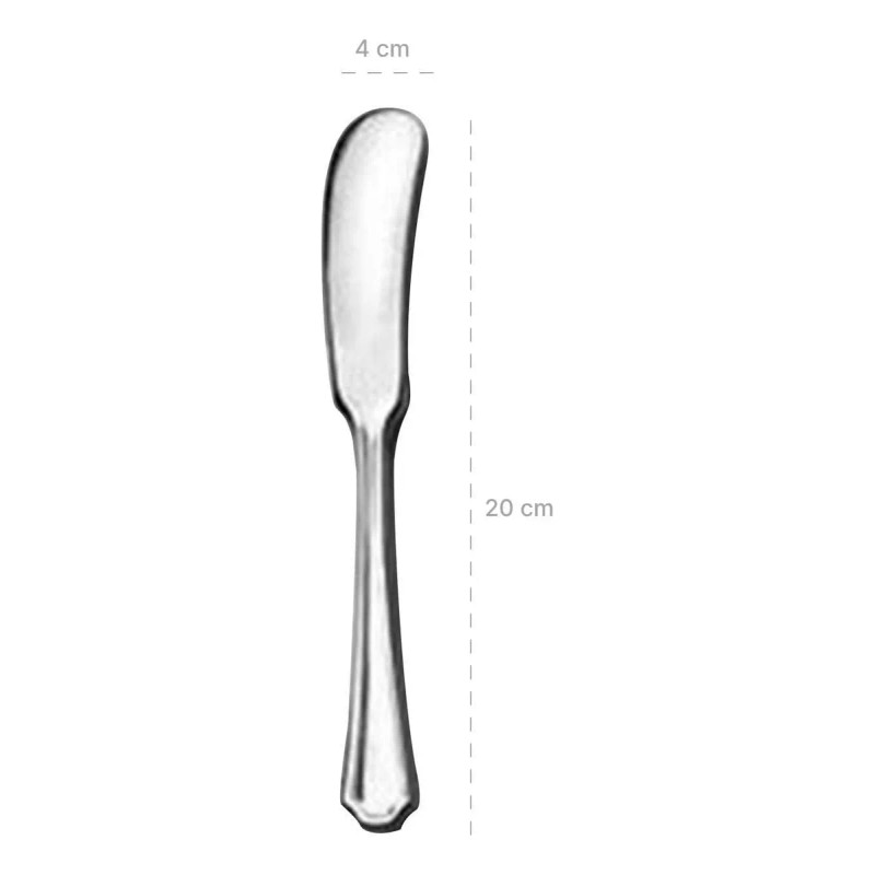 Oneida Pala Mantequilla Galicia Acero Inox 20cm - 12 Pzs