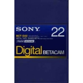 Sony BCT-D22 Digital Betacam 22 minute Tape