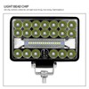 1Pcs 108W 5inch 6500K LED Work Light Fog & Driving