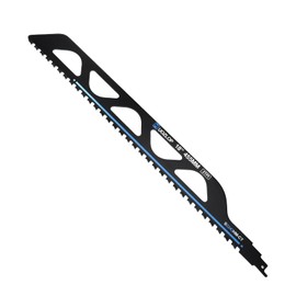 MUOZLOP 18 inch Masonry Reciprocating Saw Blades,2TPI Carbide Blade Strong teeths for Cutting Brick, Cement, Porous Concrete ，1 Pack (1, 18 inch)