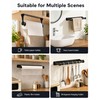 Kitchen Roll Holder, Under Cabinet Paper Towel Holder, Aluminium Base