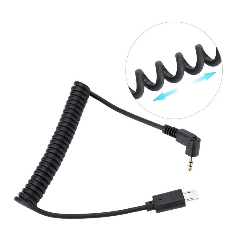 RM-VPR1 3.5mm/2.5mm S2 Shutter Release Cable for Sony RX1/RX10/RX100/A7S/A7R/A7/A7II/A7III/A9/A58/77M2/99M2/A3500/A5000/A5100 A60000
