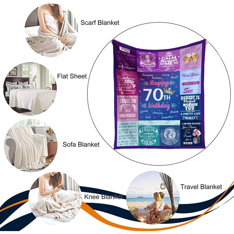 70th Birthday Gifts for Women 70 Year Old Birthday Gifts