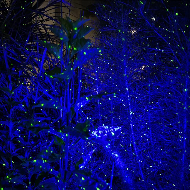 Dalanpa Firefly Garden Lights Star Projector with Blue Nebula Outdoor