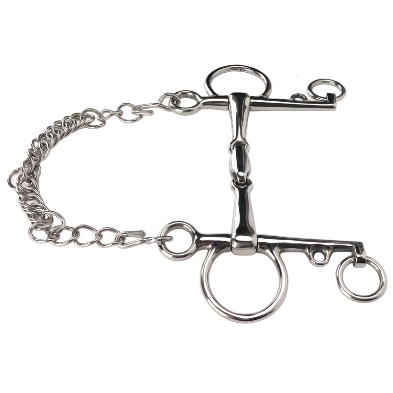 Stainless Steel Horse Pelham Bit Gnaw Resistant Ease of Control