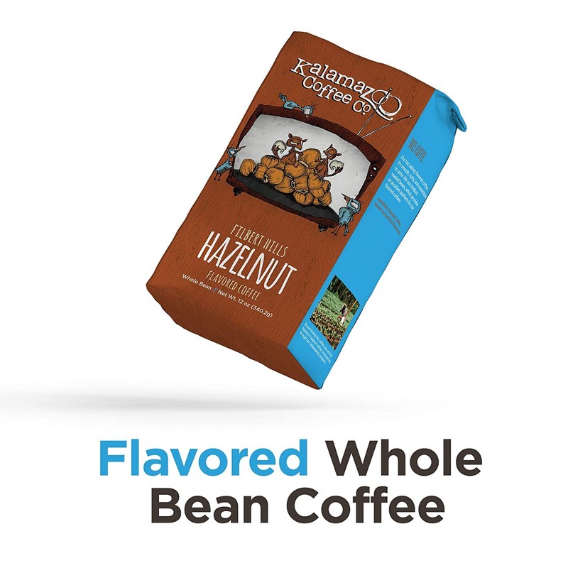 KALAMAZOO COFFEE COMPANY Hazlenut Whole Bean Coffee - Filbert Hills