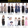 BIGHAS Adjustable Bib Apron with Pocket Extra Long Ties for