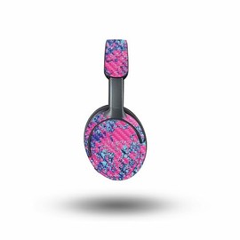 MightySkins Carbon Fiber Skin Compatible with Bose QuietComfort Ultra - Vibrant Splatter | Protective, Durable Textured Carbon Fiber Finish | Easy to Apply