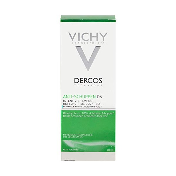vichy dercos shampoo gegen fettige schuppen 200 ml