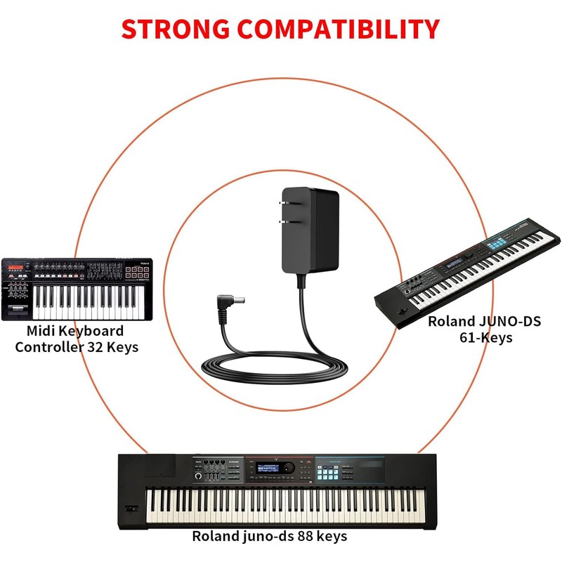 9V PSB-1U Power Adapter Compatible with Boss Roland PSB-1U PSB-120