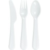HEKU Set di posate riutilizzabili, 18 pezzi, in materiale PP,