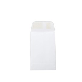 Guardian #1 Paper Coin Envelopes with Gummed Flaps, Pack of 500 Blank Small Envelopes for Gift Cards, Coins, Receipts, Stamps, Small Parts Storage, and More, 2 ¼ Inches x 3 ½ Inches, White