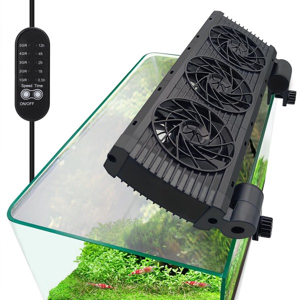DEGGOX Aquarium Chillers Fan - Fish Tank Cooling Fan with
