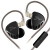 KZA COUSTICS Saga Game Headphones Balanced and Bass Version In-Ear Monitor Earphones HD Microphone OFC Cable Headphones