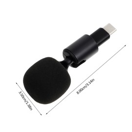 Mobestech Live Streaming Gaming Microphone USB c Plug Speaker Bendable Type-c Mic