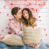 Valentine's Day Pillow Covers, Set of 2 Soft Plush Short