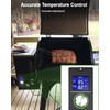 Vaticas Upgraded Thermostat Controller Barbecue Digital Smoke Controller Fit for