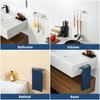 SAYAYO Brushed Nickel Hand Towel Holder for Bathroom Wall, 8