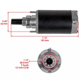 Kohler New for Kohler  Engine M18 Mv16 Mv17 Mv18 Mv20 Starter 17 -21 Hp