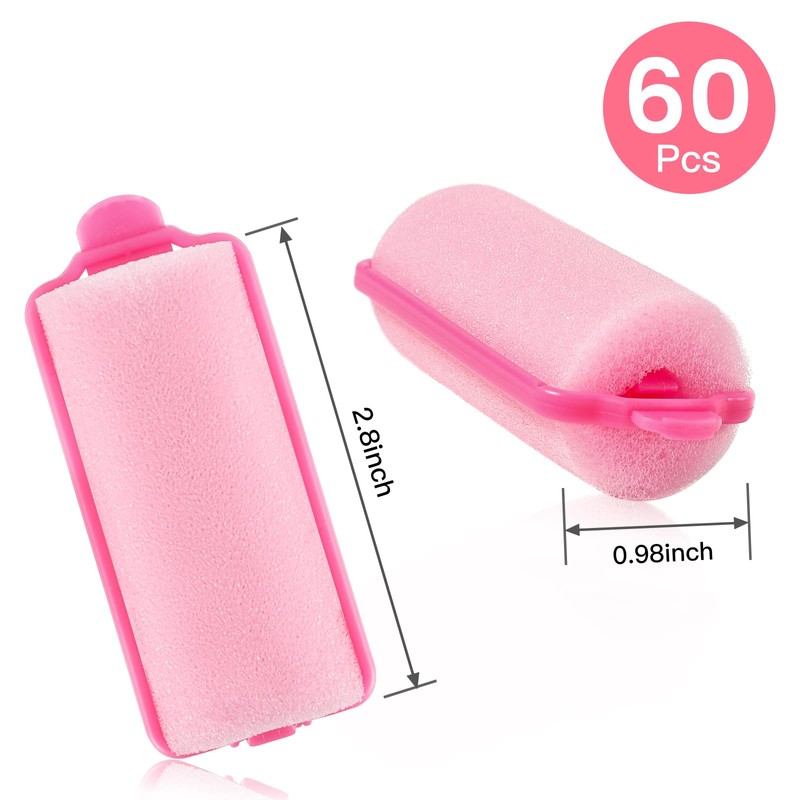 Rodillos de esponja para el cabello, de espuma, para dormir,