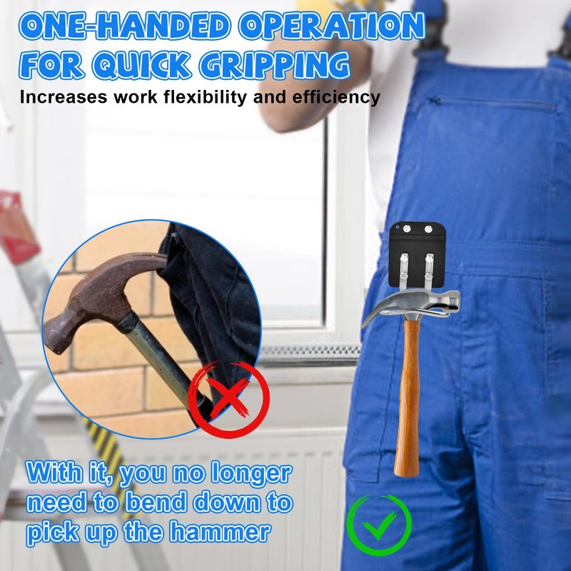 Elyyapt HammerCatcher-Hammer Holder Streamlined Hammer Holster Hammers Loop Fit Up