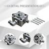 The three-way directional control valve is suitable for most small