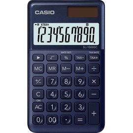 Casio SL-1000SC-WE Stylish Calculator, 10 Digits, White
