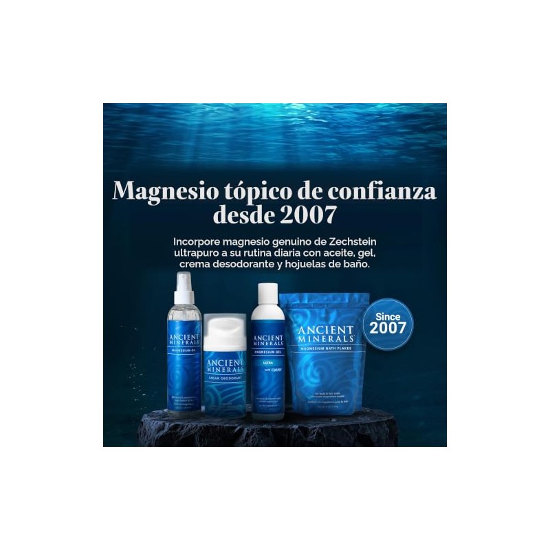 Ancient Minerals Magnesium Lotion 5 oz. - Pure Genuine Zechstein